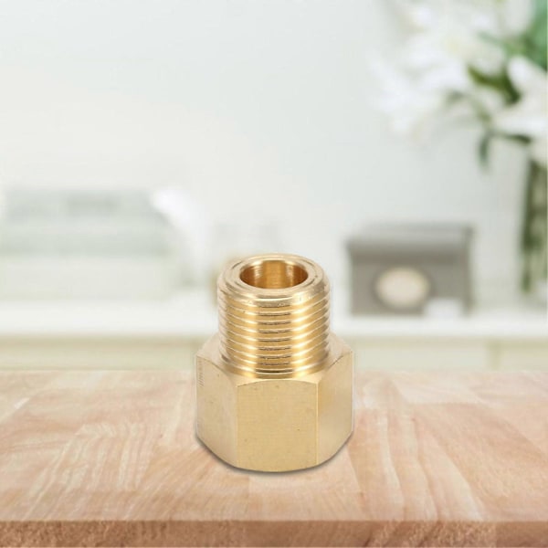CGA320 Messingmutter, CO2-sylindertank W21.8 CGA320-adapter med skive, CO2-karbondioksidtilbehør regulatormutter for akvariumfisketank (CGA320-konvertering)