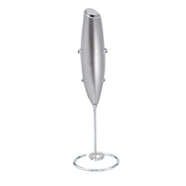 Elektrisk Handmixer i Rostfritt Stål, Lättviktsblender för Bakning & MatlagningBY Silver