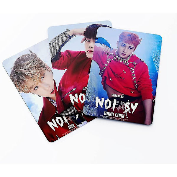 Straykids Lomo-kort 55 st Straykids Noeasy Albumkort Minikort För Fans Straykids Merchandise Posterkort (svart)  [DmS]