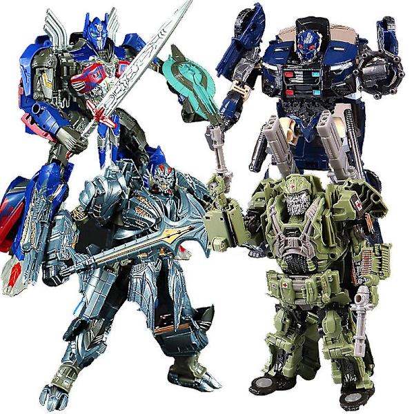 Transformationsleksaksfigur G1 Black Apple Ys01 Ys02 H6001-4 Planet Commander Action Transformable Robotleksaker för pojkgåva  (FMY) H6001-3B no box