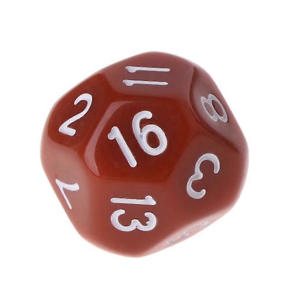 10 kpl 16-sivuista noppaa D16 Polyhedral-noppaa pöytäpeleihin Multi