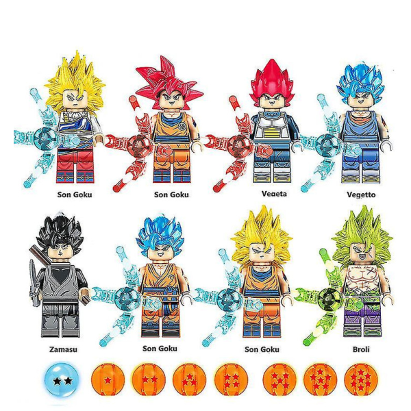 Dragon Ball Minifigur Byggeklosser Lekesett for Barn [DmS] A