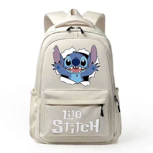 Anime Stitch Ryggsekk Barn Skolevesker Jenter Dagstursekk Barn Ungdomsvesker Kawaii Vanntett Stor Kapasitet Skolesekk[HK]