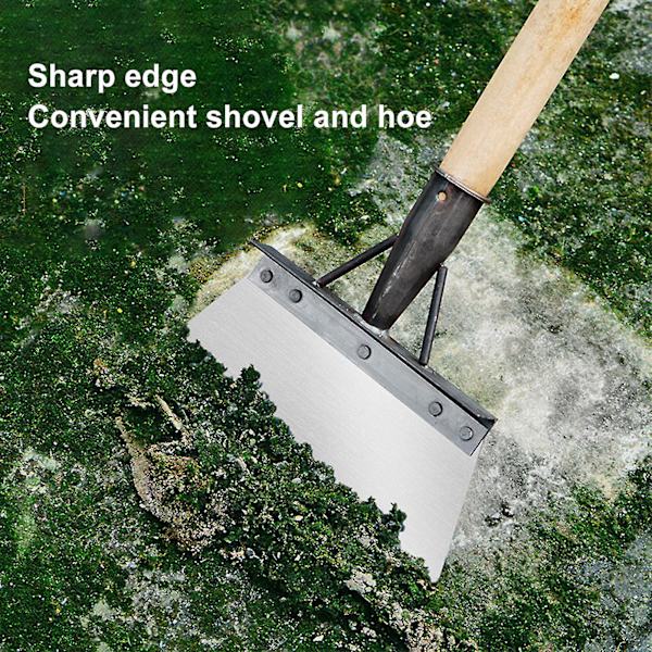 Multifunksjonell Rengjøringskule Jordrensing Tykk Rengjøringsflat Spade For HagegårdsbrukBY 23cm
