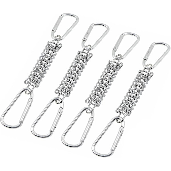 4 stk. Markisefeste Spenningsfjær, Legering Fjær Markise Spenne, Heavy Duty Solseil Seiling Feste Sett 4Pcs