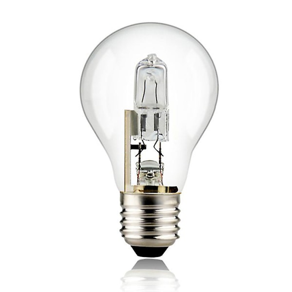 4 stk A55 halogen energisparende lampe gammeldags pære halogen wolfram øyebeskyttelse oppvarming avlslampe fullspektrum dimbar E27 skrue E27 53W
