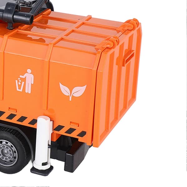 Sanitationsspandingsvogn Model Sanitetskøretøj Die-Cast Modelbil Legetøj Til Børn