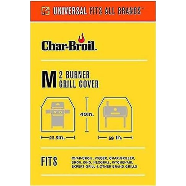 Char Broil Performance Grill Cover, 3-4 Brændere: StorBY 2 Burner (Medium) Cover