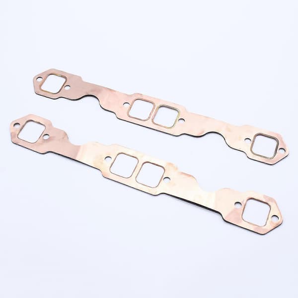 2x SBC Eksospakning Forsegling for Chevy SB 327 305 350 383 Eksosmanifold Pakning