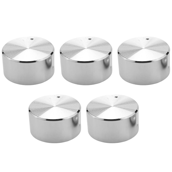 5 stk. Metal Gasovn Knapper 6mm Kogeplade Kontrol Ovn Knap Brænder Knap Gas Hob Switch Køkken Re