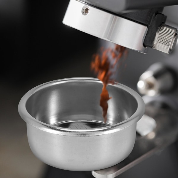 2-pak 54mm Filterkurv til Breville Sage 870/875/878/880 54mm Semi-automatisk Kaffemaskine BottoBY Silver