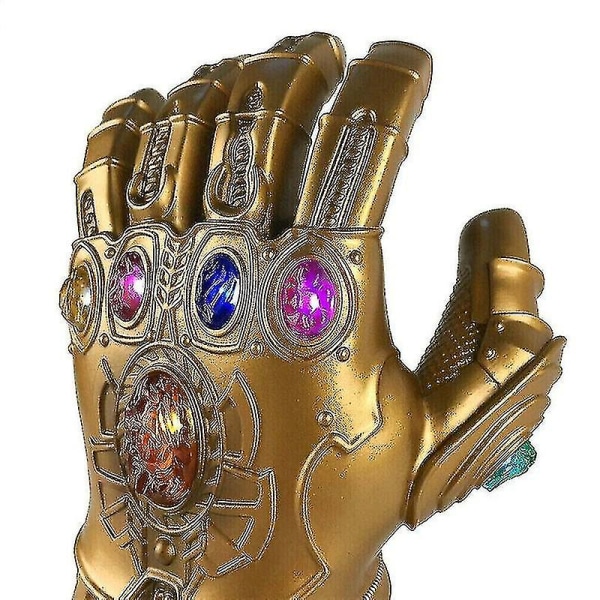 Barne Thanos Hansker Infinity Gauntlet Med Led Lys Avengers 4 Cosplay Leker[HK]