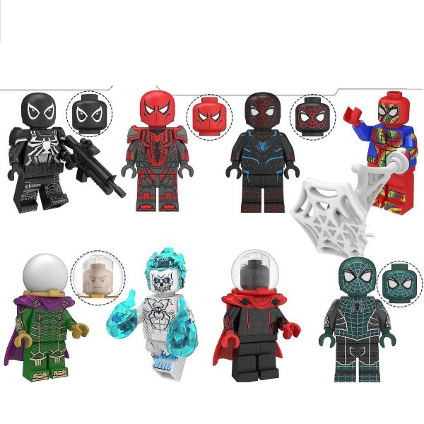 Spider-man Minifigur Byggesæt Børnelegetøjssæt  [DmS] J