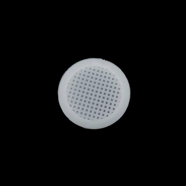 Savagrow 20 st 66 mm/2,6\" Rund Luftventil i Plast Lamell Vit Cirkulär Ventil Mesh