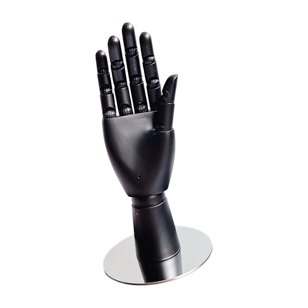 Mannequin Hand Rörlig För Skissning Smycken Display Hem Kontor Dekoration Svart