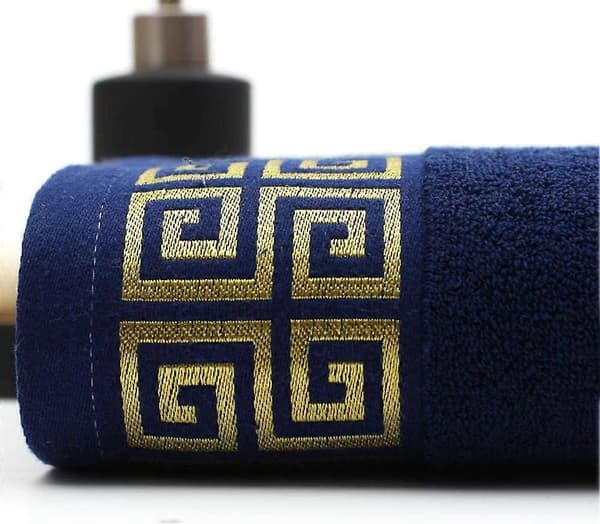 3 stk. badesett, 100 % bomull, gresk stil, mykt badesett med 1*badegave