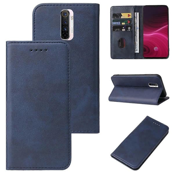 Magnetisk læder telefoncover til Realme X2 Pro [DB]