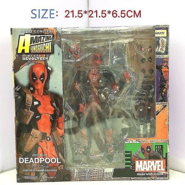 Marvel Legends X-men Nr. 001 Deadpool Actionfigur Fantastisk Revoltech Kaiyodo Leke_tmall