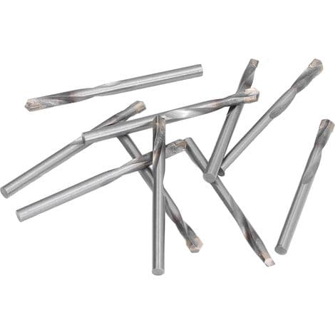 Sæt med 10 wolframcarbid-spiralbor, specielt rustfrit stål, 5,5 mm diameter