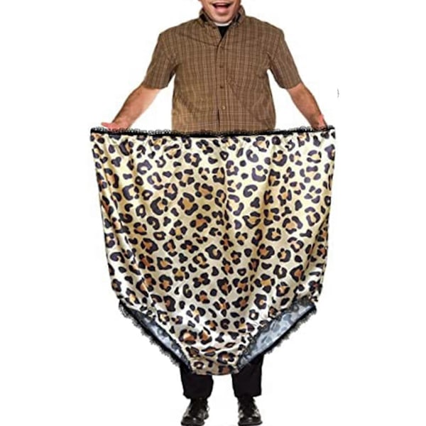 Sjove Store Underbukser Mama Trusser Plus Size Bedstemor Trusser White Elephant Joke Gave til Kvinder Mænd Leopard print