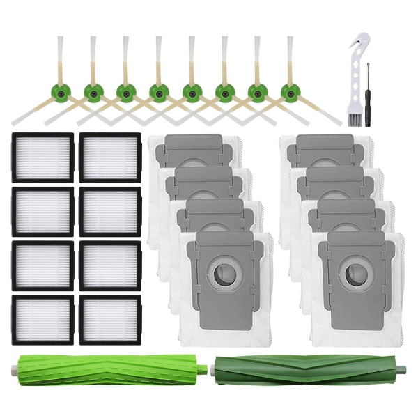 Reservedele Tilbehørssæt til iRobot Roomba i7 i7+ i3 i3+ i4 i4+ i6 i6+ i8 i8+ j7 j7+ E5 E6 E7 Robotstøvsuger as shown