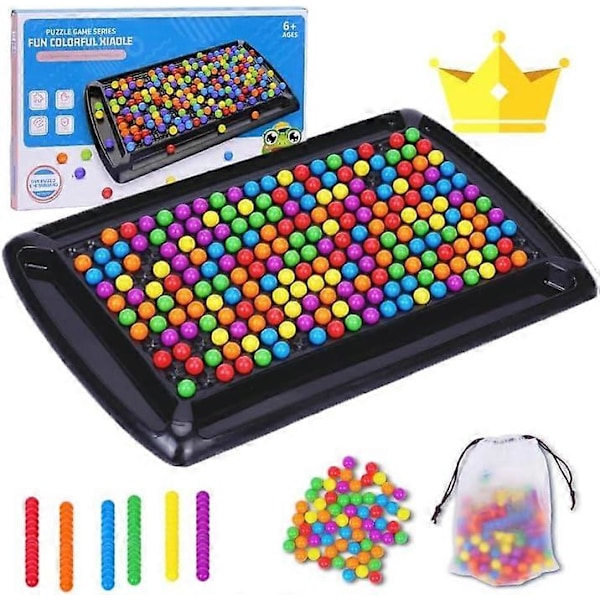 48-241 Perler Intelligente Sjakkbrett Strategibrettspill Sjakkbrett for Barn & Voksne 241 Beads