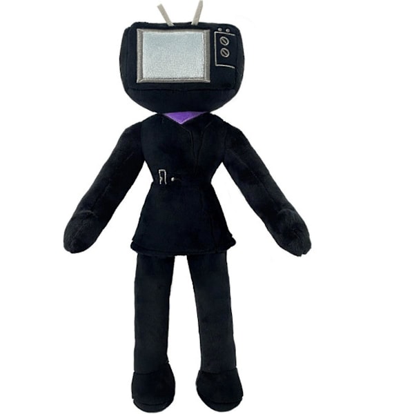 Speakerman Titans Tv Man Titans Cameraman Dockan Plyschleksak Titans Speaker Man Skibidi Toalett Kamera Man Tv Kvinna Plysch Mjuk Leksak [DB] A8 about 30cm