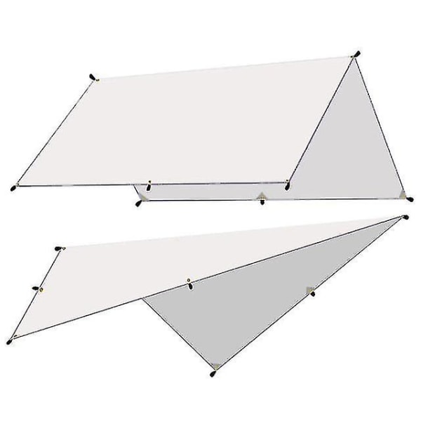 5x3m 4x3m 3x3m Markise Vanntett Presenning Teltskygge Ultralett Hage Baldakin Solskjerming White 3X4M