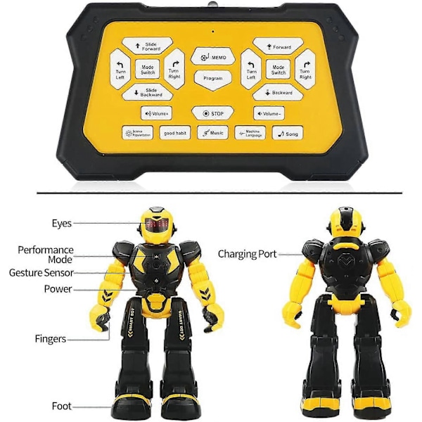 Intelligent Programmerbar Robot med Infraröd Kontroller, Dans, Sång, Smart Gestavkänning