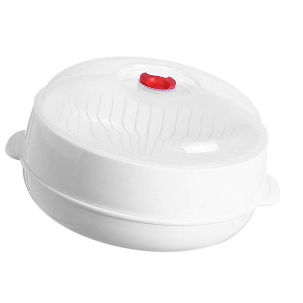 Ångkokare Mikrovågsugn Tallrik Grönsakskorg Kokare Veggie Mat Frukost Gryta Skål Temperatur Hög Matlagning Ångkokning Köksredskap Sum 21X21X11CM