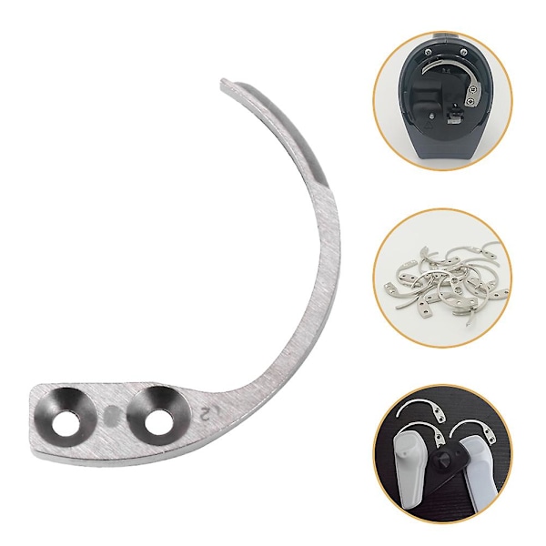 Magnetiska Krokar Handhållen Avtagare Krok Nyckel Avtagare Stiftöppnare Tagg Avtagare Mini Krok Avtagare Manuell Tagg UpplåsareBY Silver 5X2CM