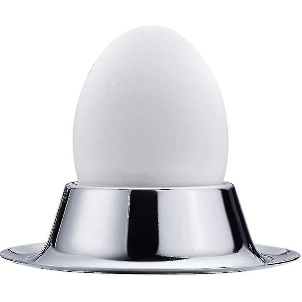 Eggkoppsett i rustfritt stål, 6 stk, polert, stabelbar