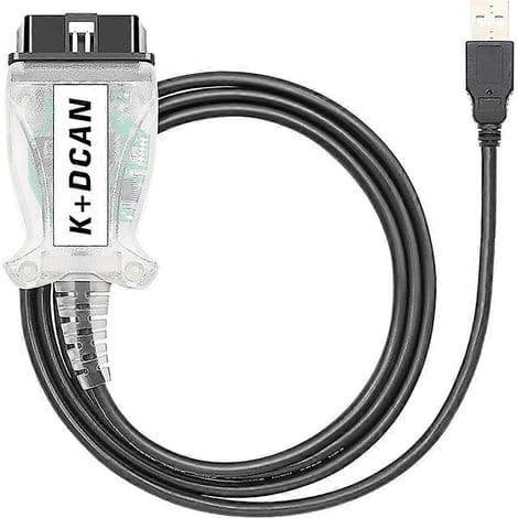 FTDI FT232RL K+CAN D+CAN bildiagnosekabel, USB IN-PA interface til køretøjer, EOBD-kompatibelt OBD2-værktøj, pålidelig og hurtig forbindelse.