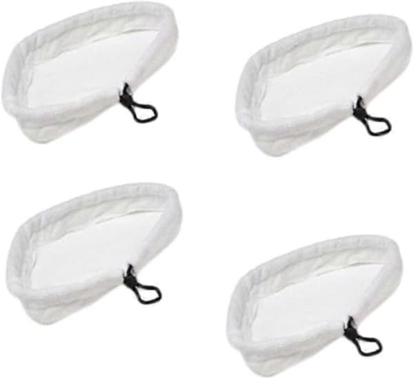 4 stk. trekantede mikrofiber dampmoppepuder til H2OX5S302S001 moppe [DB]