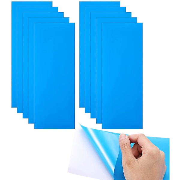 Pakke med 20 Selvklæbende Reparationslapper til Swimmingpool, PVC Pool Reparationskit til Vandmadras, Pools, Oppustelig Båd wJf RkdBY Rectangle