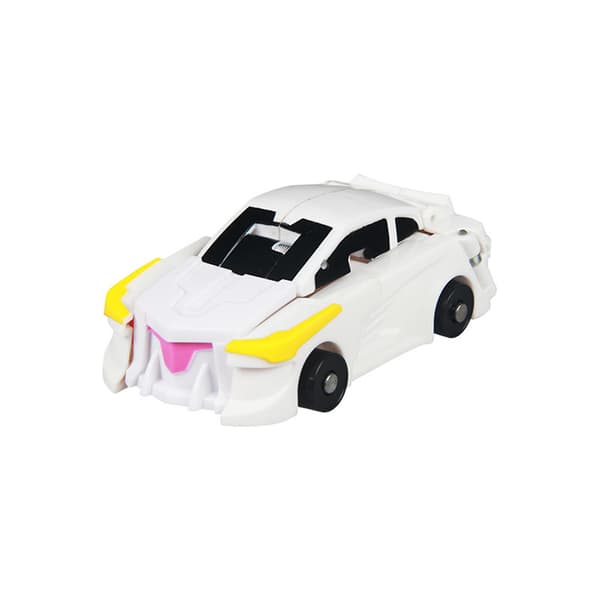 Transformationslegetøj - Actionfigurer - Magnetiske Samle-Robotlegetøj til Børn Alt-i-én Design Transformerende Dyr pink