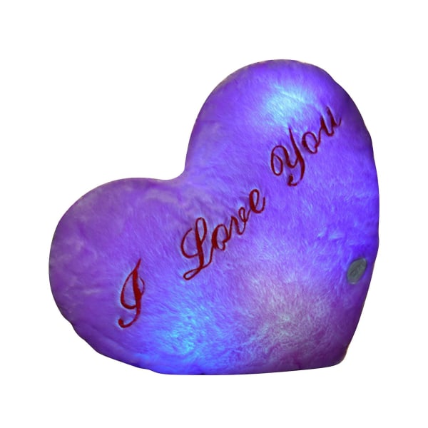 Valentine's Day Pillow Heart LED Pillow Light E