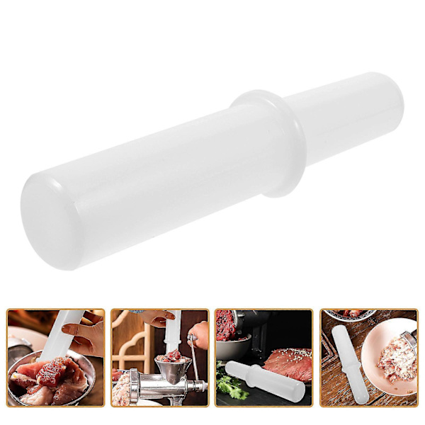 Kødhakker Trykker Kødhakker Tamper Universal Mincer Værktøj Kødhakker Accelererende Tamper White 21.50X5.00X5.00CM