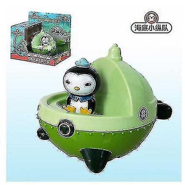 Octonauts Vetoauto-Vene-Malli Barnacles Kwazii Peso Anime Actionhahmo Leikkikalut Lapsille Vauvoille Lasten Syntymäpäivälahja Kwazii NO BOX