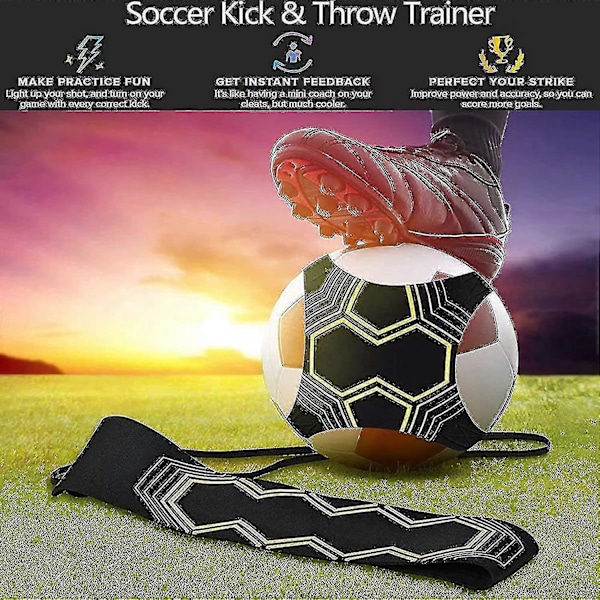 Fotballtreningshjelpemiddel for barn og voksne, fotballball bungee elastisk trening, for fotballgave