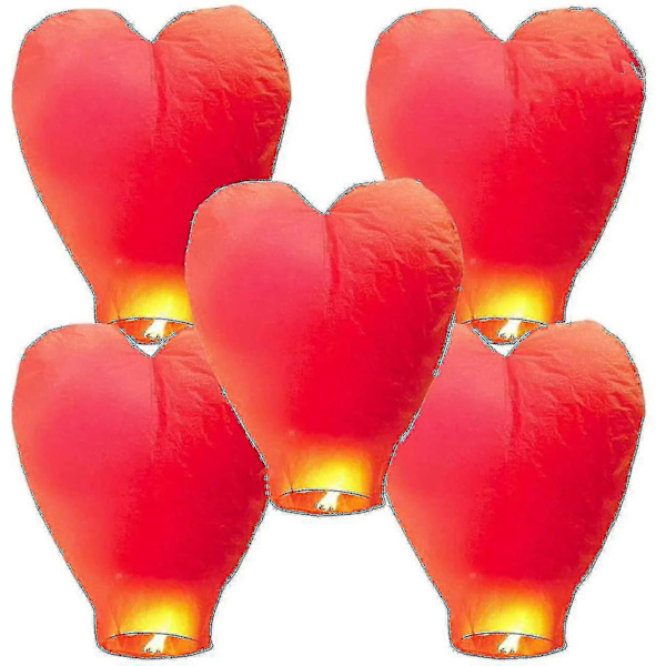 Hjärtformade Kongminglyktor