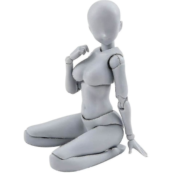 Actionfigur Ritningsmodell, Ritningsfigurer För konstnärer Actionfigur Modell Human Mannequin Man Wom (FMY) 8.46 x 7.09 x 1.85 inches Female