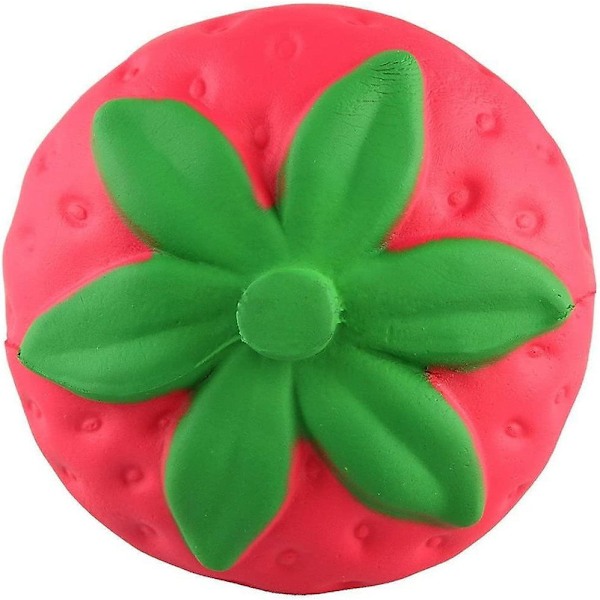 Langsomt Stigende Squishy Skive Kawaii Squishy Jordbær Legetøj Langsomt Stigende Håndleds Legetøj 8cm (yu-b)  [DmS] 8CM