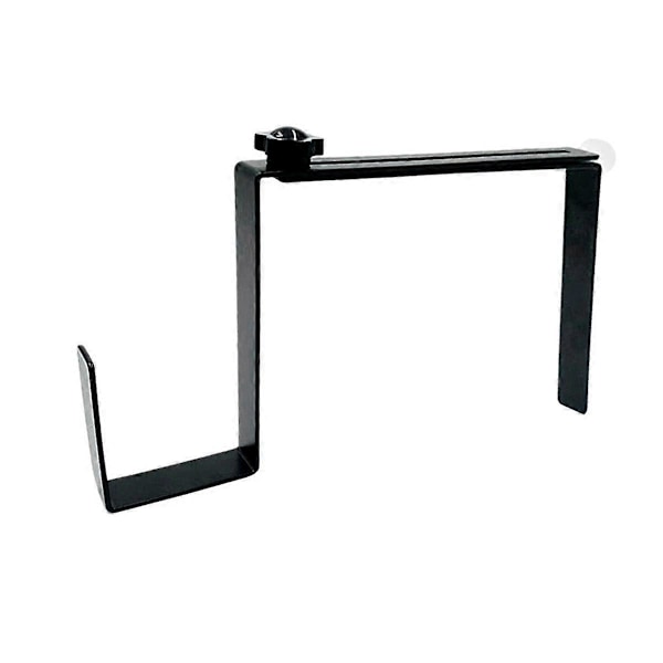 Gravsten Kranshängare, Justerbar Längd Kyrkogård Gravvård Kranshållare Hook Gravvård Krans Black