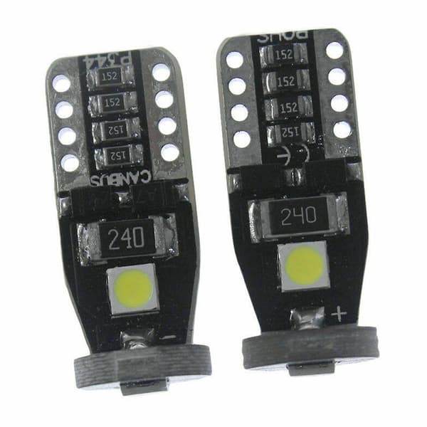 Røgfarvede Sidemarkerlamper med LED til Honda Civic 2016-19 JdmBY black