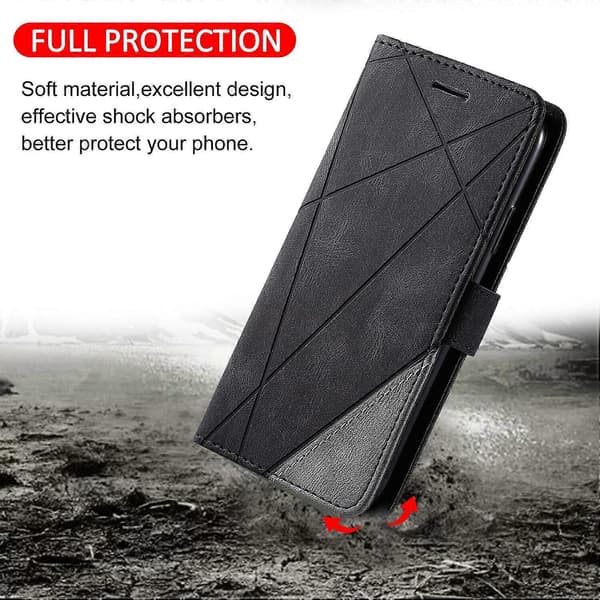 Etui til iPhone 11 Læder Magnetisk Folio Cover med Kortholder Kompatibel med iPhone 11 [DB]