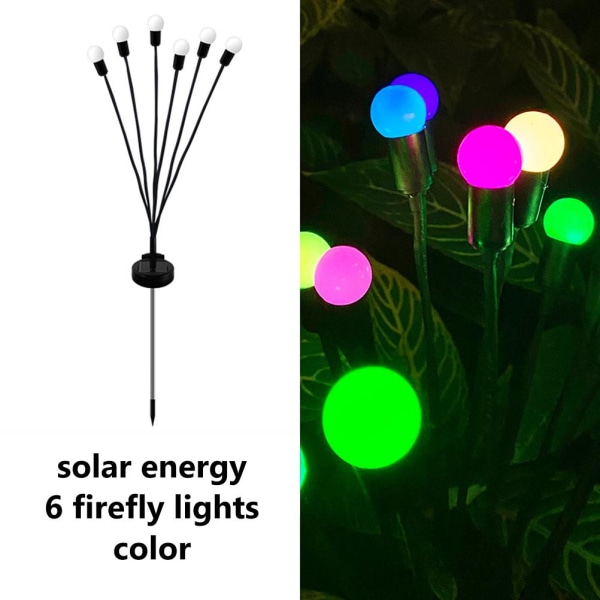 2 kpl aurinkokäyttöiset LED-riippuvalaisimet, tulikärpäset, ulkoaurinkopihavalot, piikkilamppu terassille, polulle, nurmikolle, pihalle