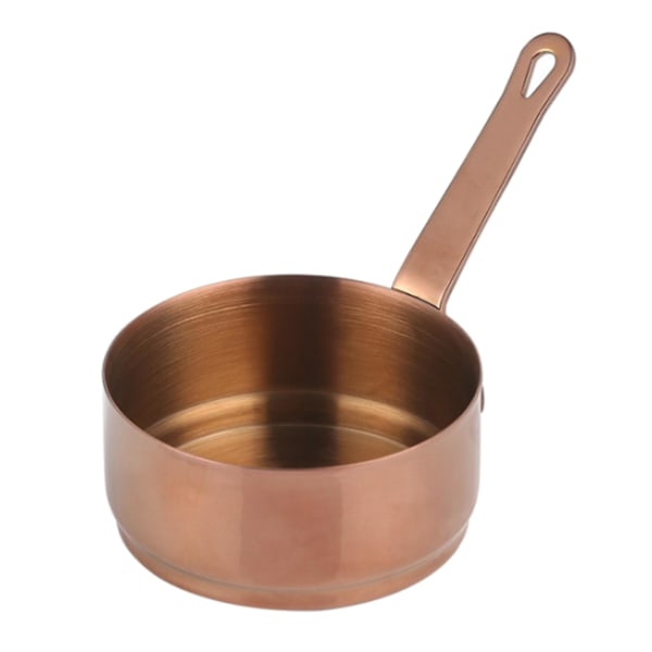 Sausspanne Lett Non-stick Rustfritt Stål Varmebestandig Lagerpotter For Melk Rose Gold L