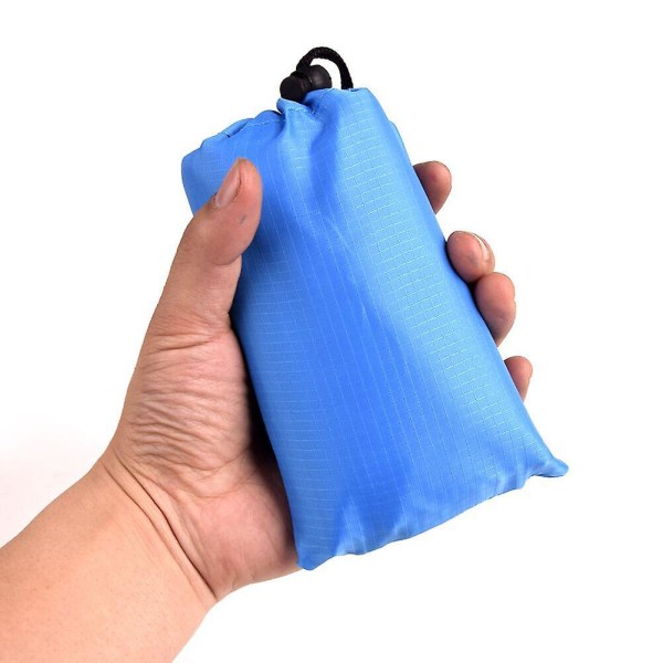 Sandskyddande Picknickmatta Vikbar Picknickfilt Bärbar Lätt Matta Camping Mini PicknickBY Black