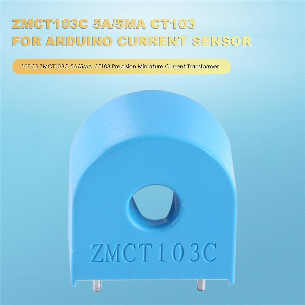 10 stk Zmct103c 5a/5ma Ct103 Præcisions Miniature Strømsensor Inline 2-bens Dip-2